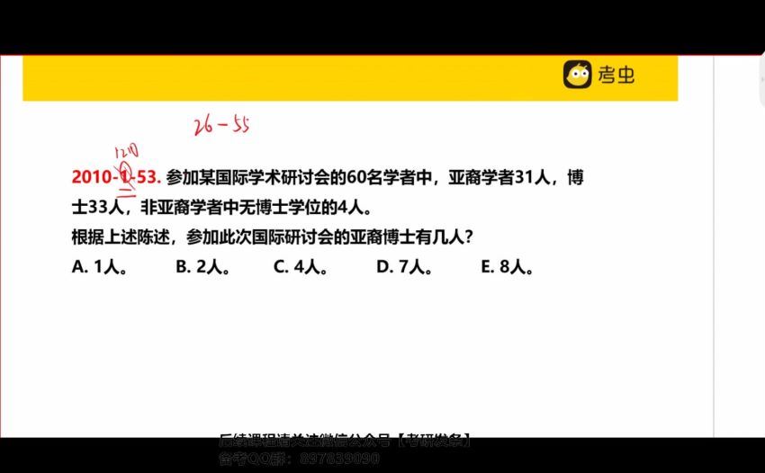 2023考研【考虫】管理类联考 百度云网盘