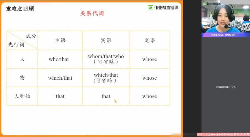 【21届-秋季班】高一英语尖端班（袁慧）