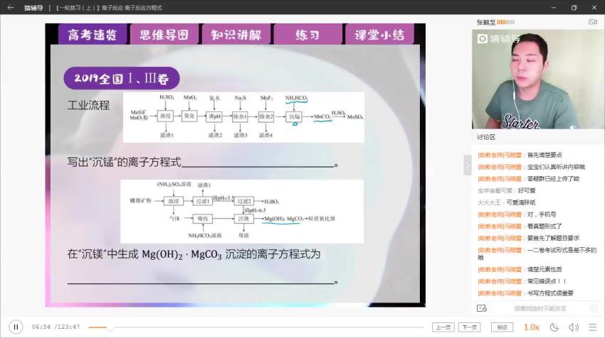 2020猿辅导张鹤至化学暑假班