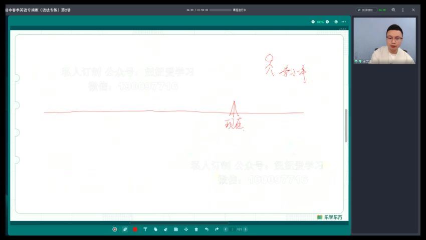 【2022春】新东方 初中英语语法专项班 王志冬
