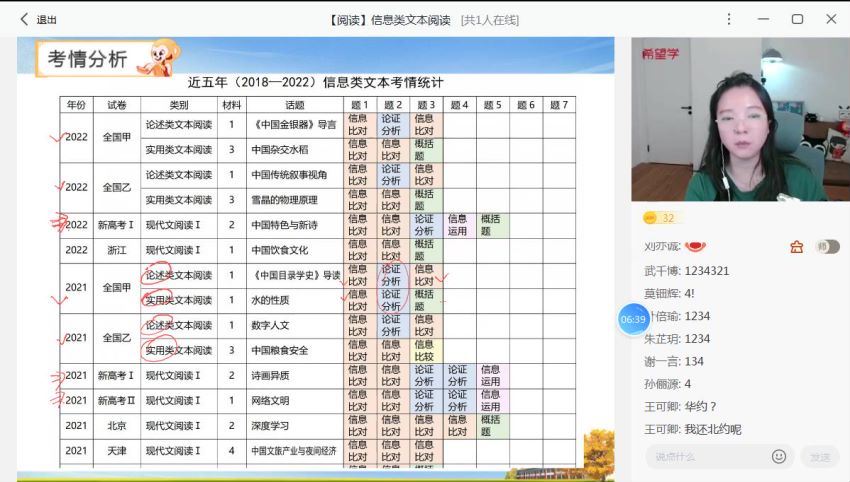 希望学2022高一语文秋季 全国版A+ 张卡特【完结】