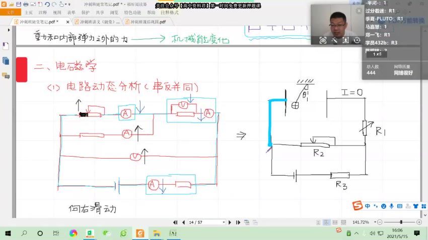 刘杰2021高考物理押题课（冲刺班）