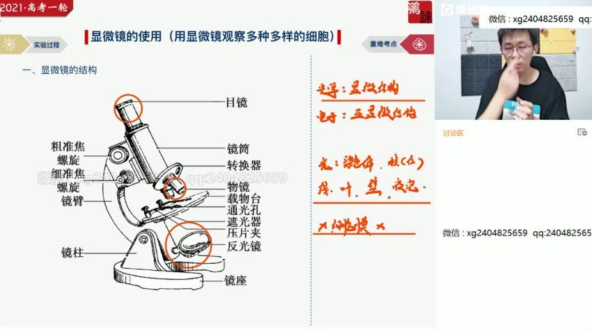 21高三暑假生物张鹏985