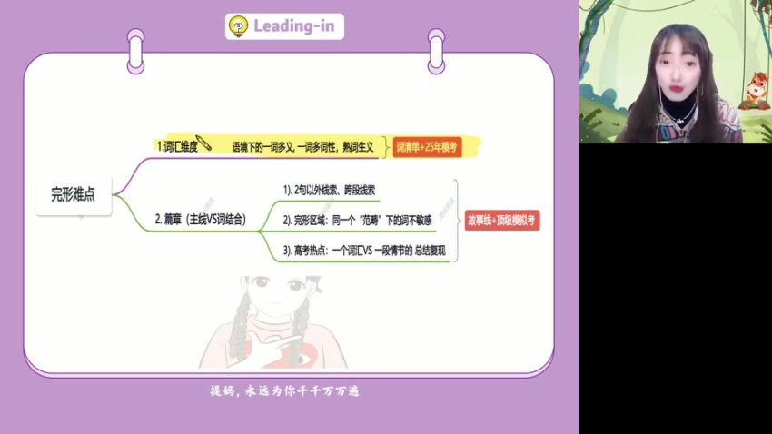 2025高三高途张冰瑶英语二轮春季班