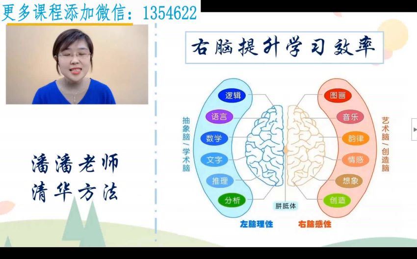 清华潘潘学霸思维家长课12合1